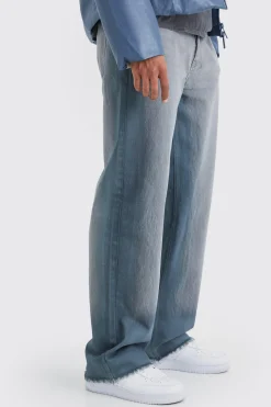 boohooMAN Baggy Rigid Bleach Seam Jeans In | UK| Trousers|Jeans