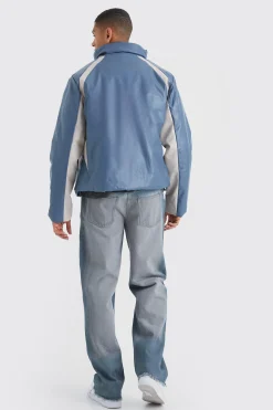 boohooMAN Baggy Rigid Bleach Seam Jeans In | UK| Trousers|Jeans