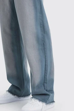 boohooMAN Baggy Rigid Bleach Seam Jeans In | UK| Trousers|Jeans