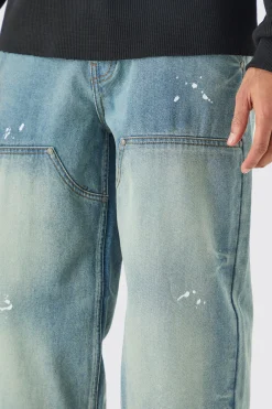 boohooMAN Baggy Rigid Carpenter Jeans | UK| Trousers|Jeans