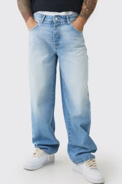 boohooMAN Baggy Rigid Double Waistband Denim Jeans In | UK| Trousers|Jeans