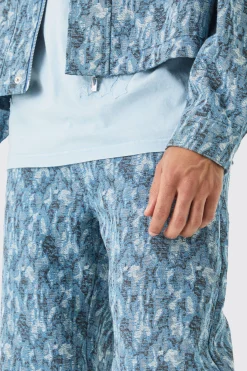 boohooMAN Baggy Rigid Fabric Interest Distressed Jeans | UK| Trousers|Jeans