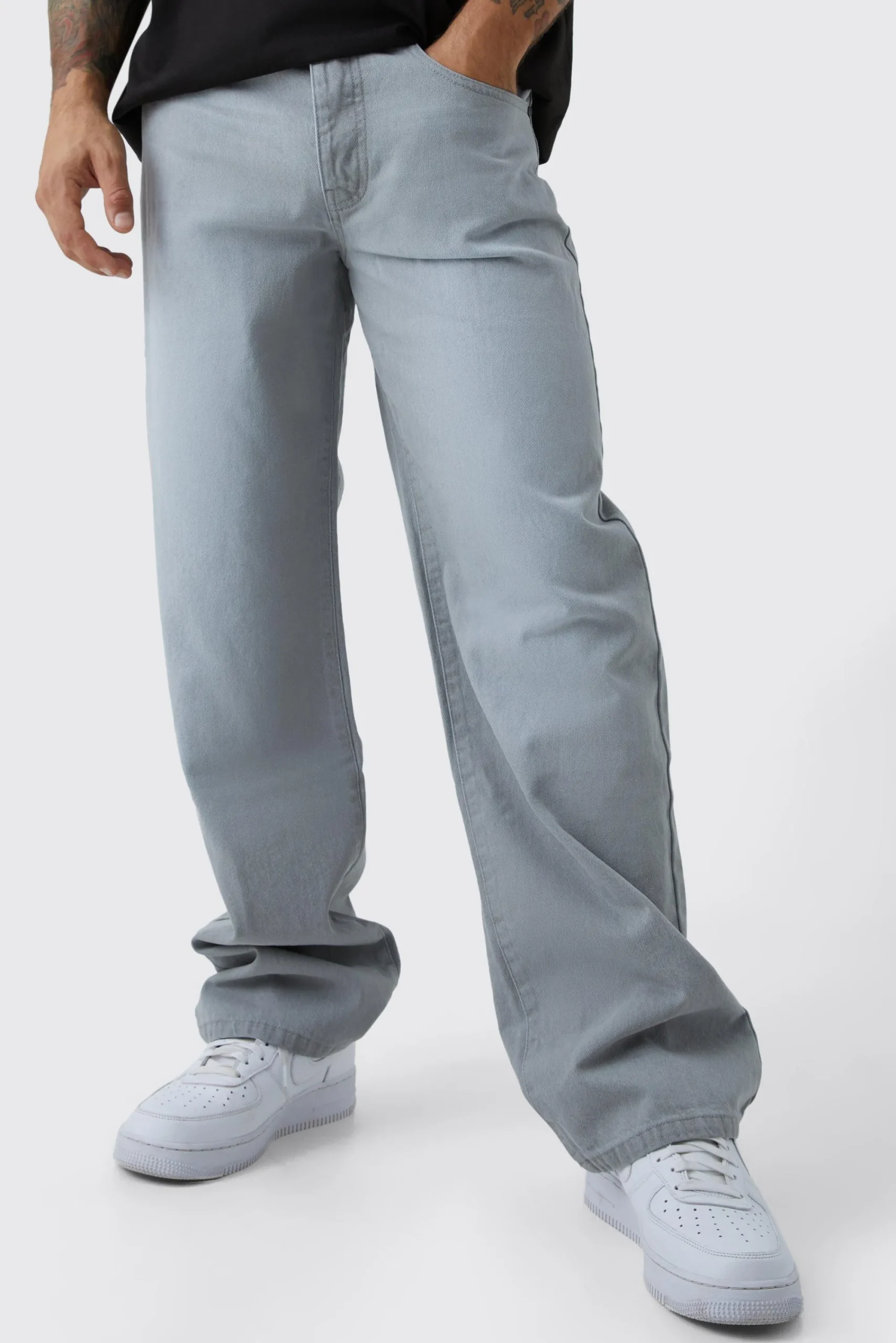 boohooMAN Baggy Rigid Jean | UK| Trousers|Jeans