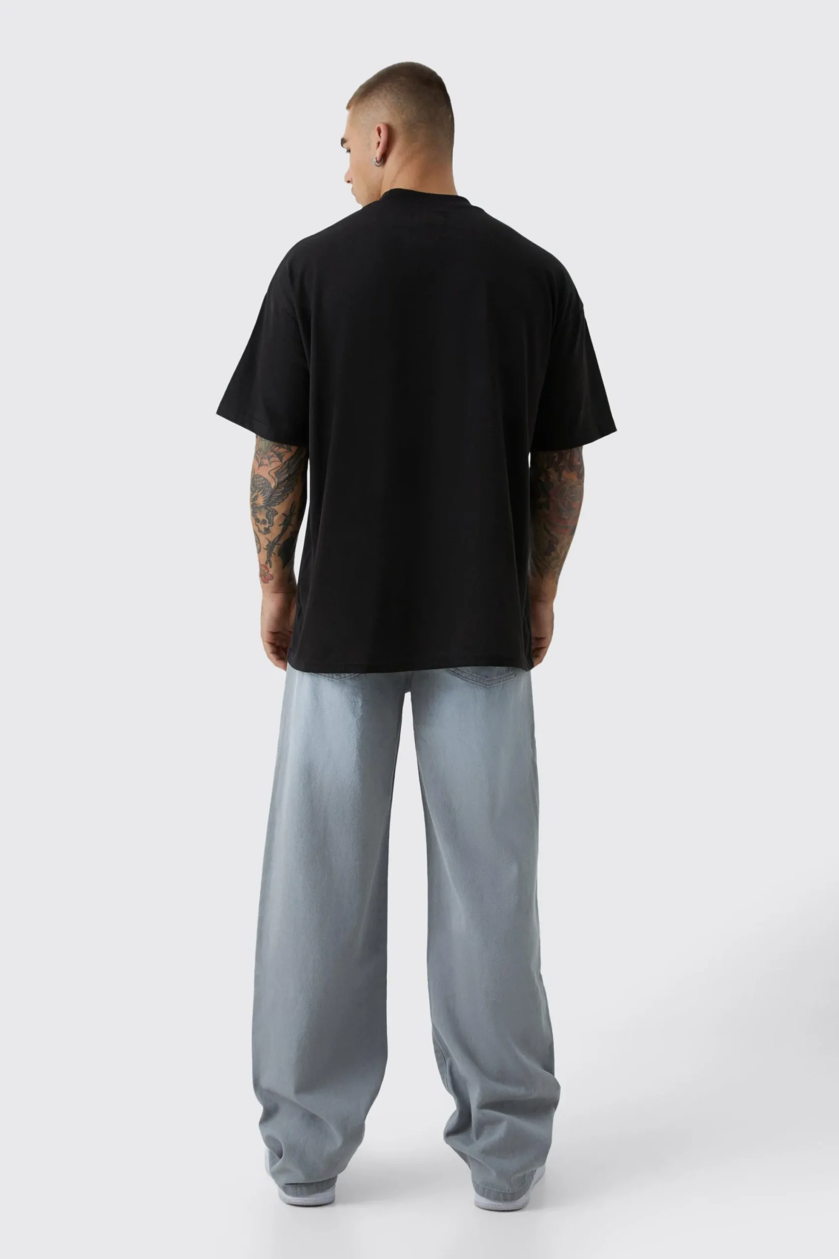 boohooMAN Baggy Rigid Jean | UK| Trousers|Jeans