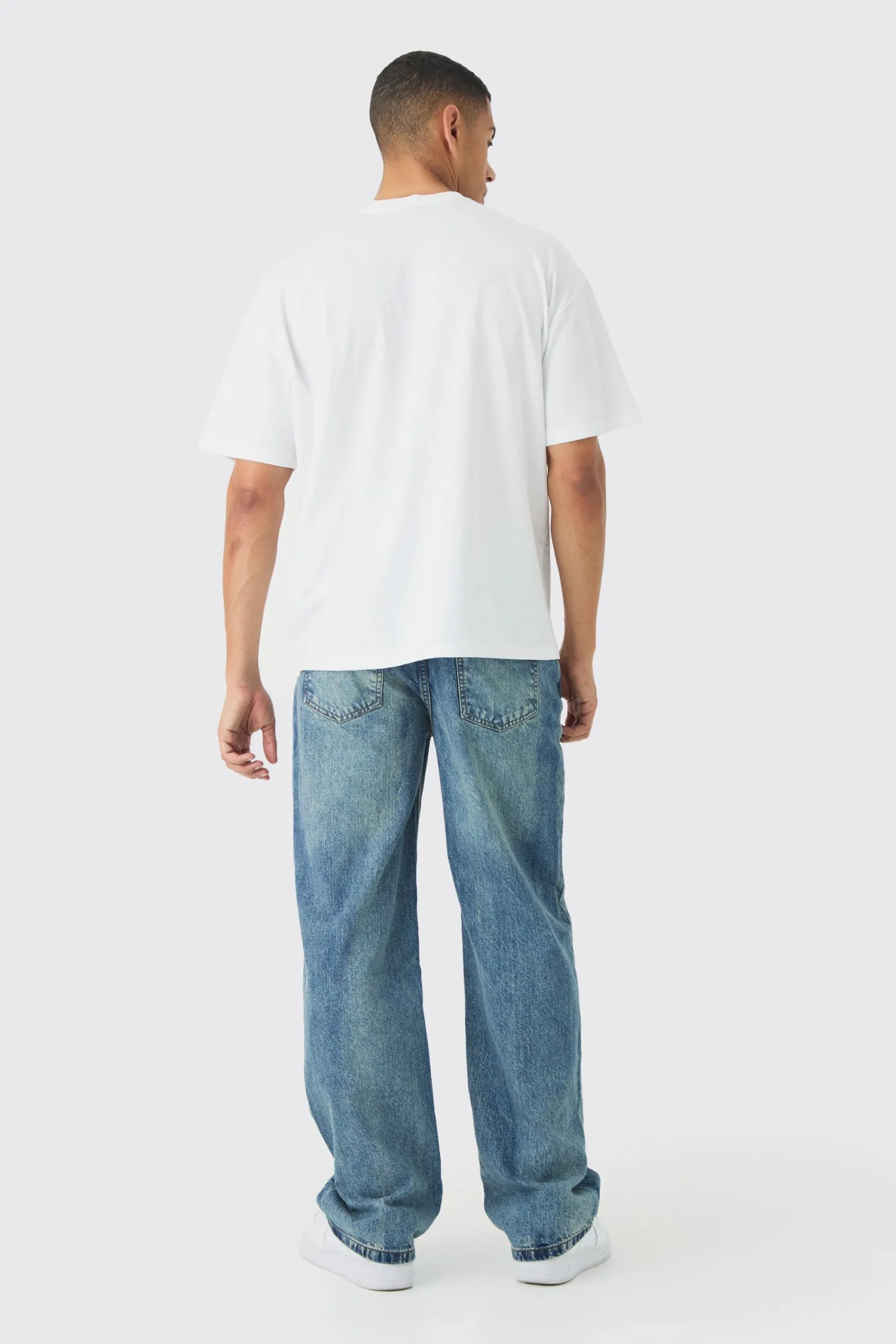 boohooMAN Baggy Rigid Jean In | UK| Trousers|Jeans