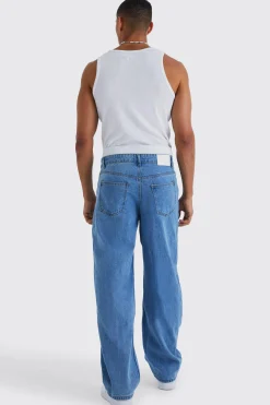 boohooMAN Baggy Rigid Jean With Double Waistband | UK| Trousers|Jeans