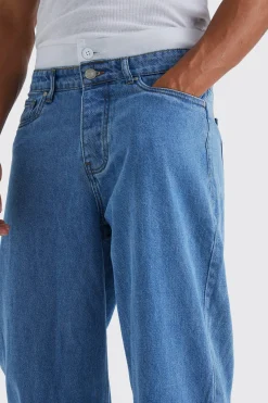 boohooMAN Baggy Rigid Jean With Double Waistband | UK| Trousers|Jeans