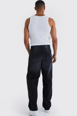 boohooMAN Baggy Rigid Jean With Double Waistband | UK| Trousers|Jeans
