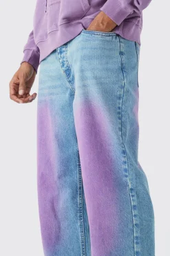 boohooMAN Baggy Rigid Pink Tint Jeans In | UK| Trousers|Jeans