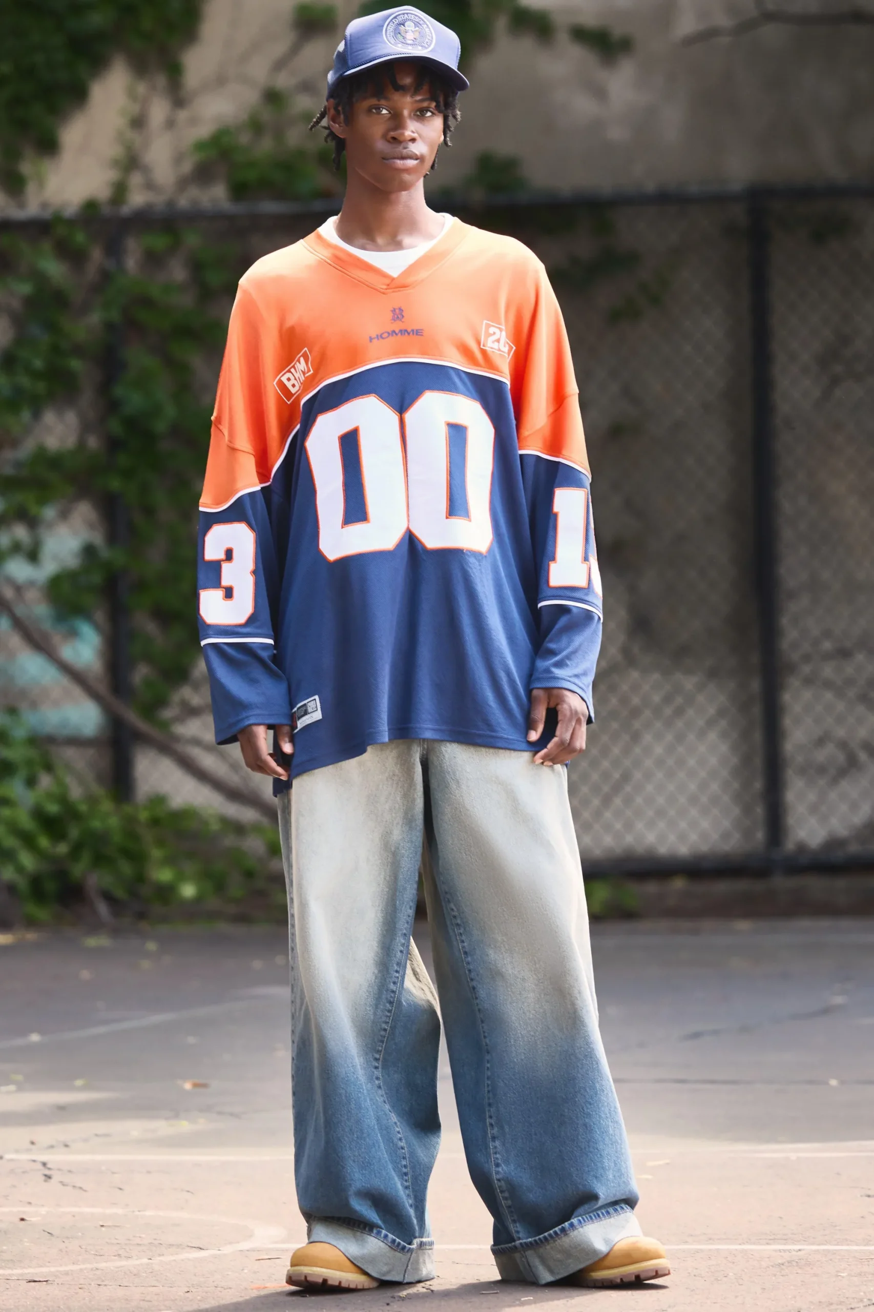 boohooMAN Baggy Rigid Stitch Detail Denim Jeans | UK| Trousers|Jeans