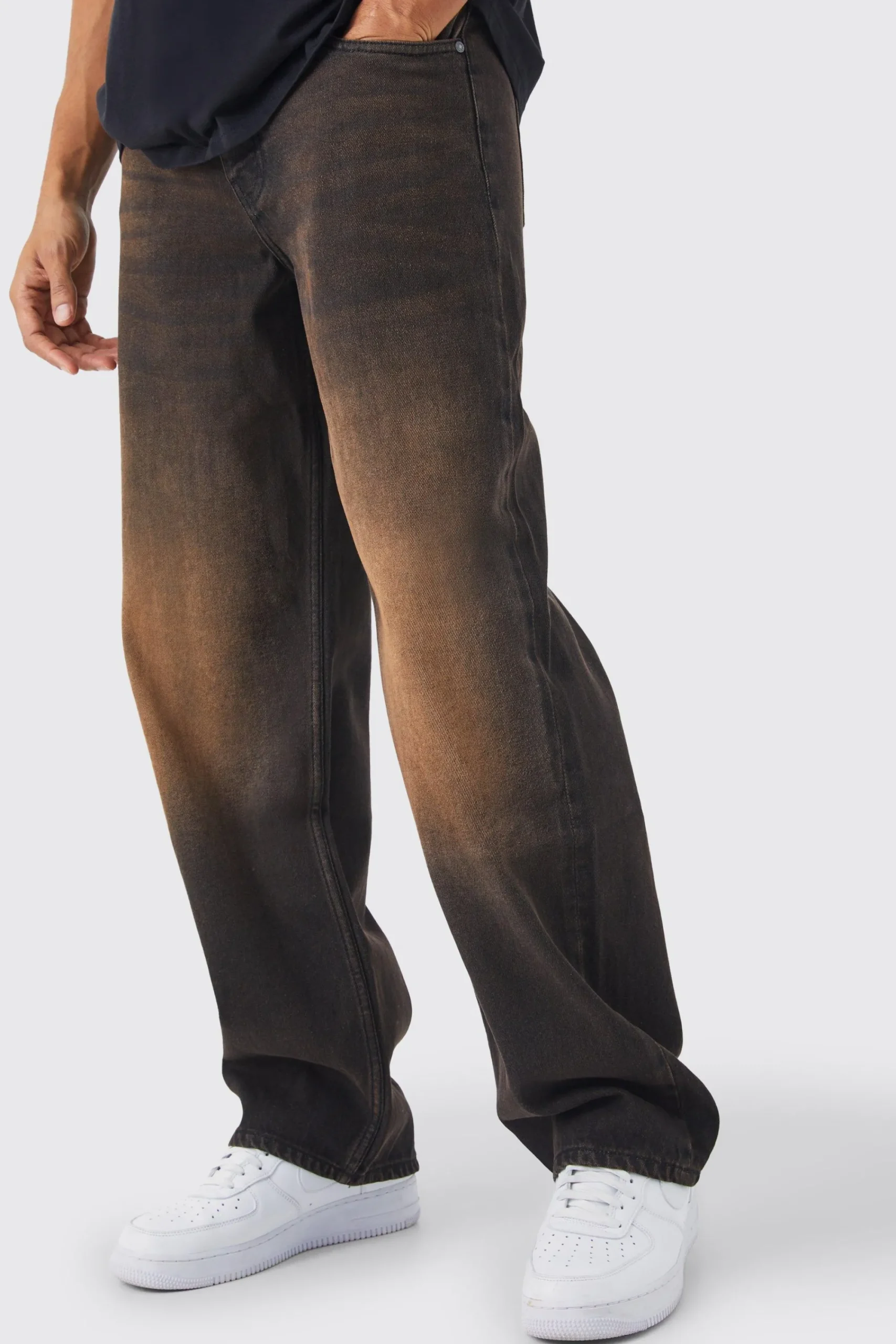 boohooMAN Baggy Rigid Washed Jeans | UK| Trousers|Jeans