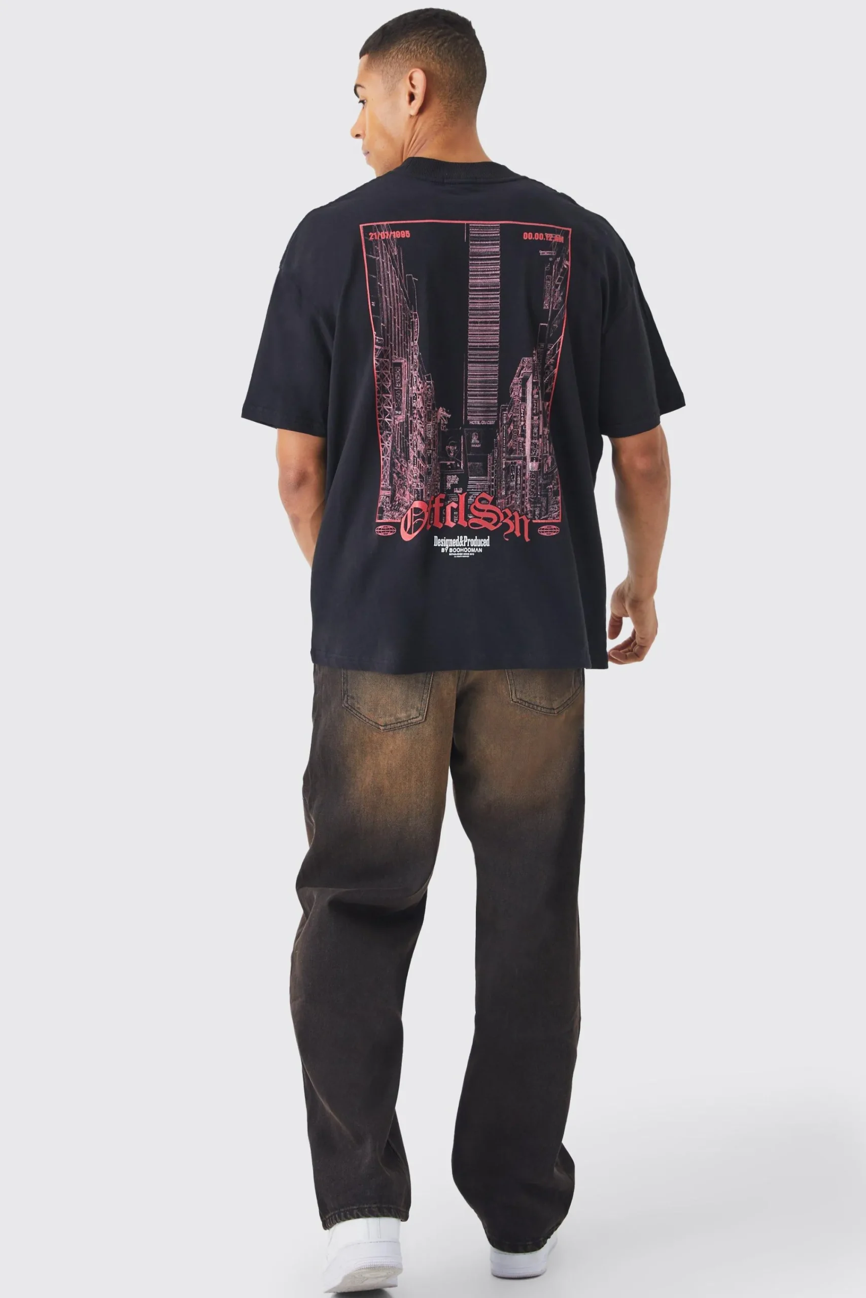 boohooMAN Baggy Rigid Washed Jeans | UK| Trousers|Jeans