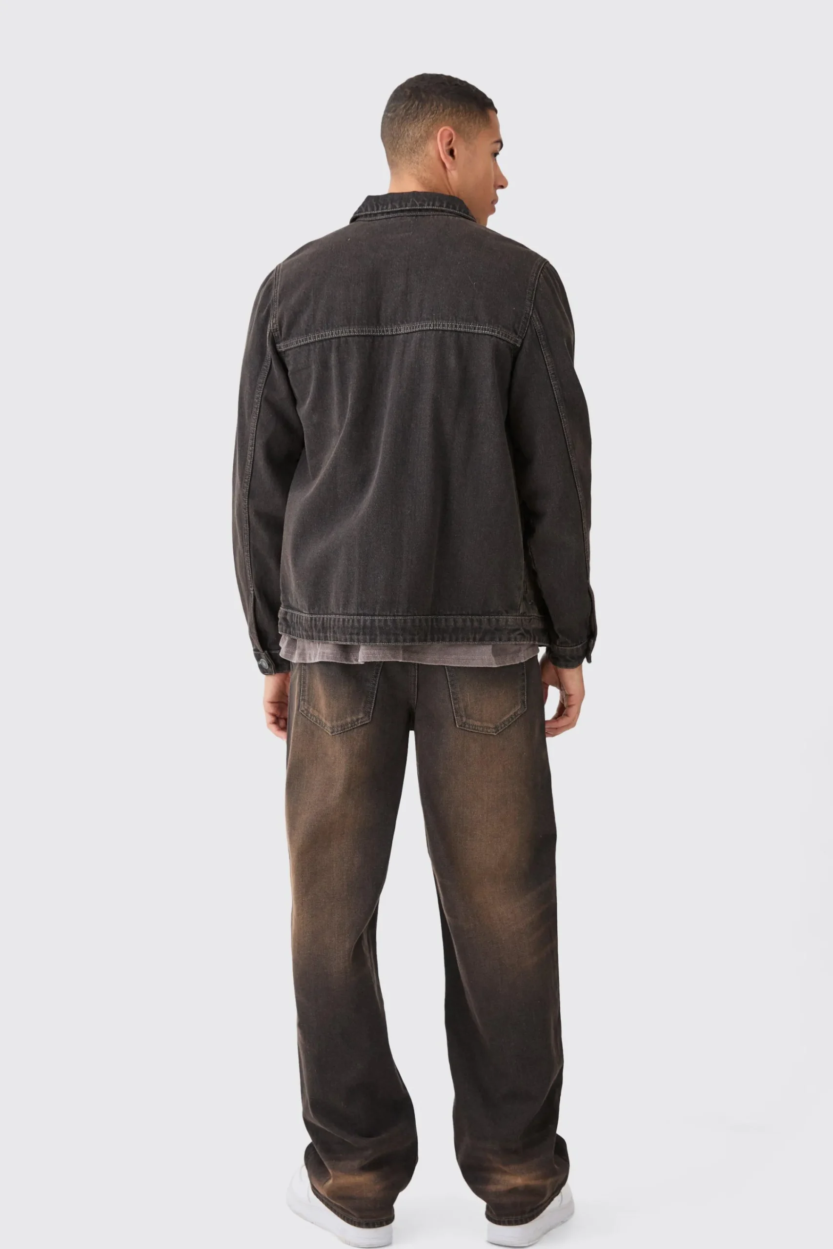 boohooMAN Baggy Rigid Washed Jeans | UK| Trousers|Jeans