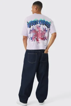 boohooMAN Balloon Fit Rigid Ripped Jeans | UK| Trousers|Jeans