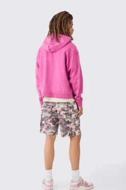 boohooMAN Bandanna Camo Fixed Waist Cargo Shorts | UK| Shorts