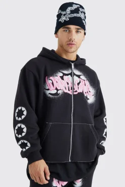 boohooMAN Barbed Wire Jacquard Beanie | UK| Hats & Caps