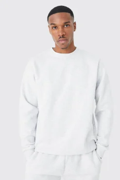 boohooMAN Basic Crew Neck Sweatshirt | UK| Hoodies & Sweatshirts