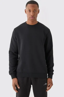 boohooMAN Basic Crew Neck Sweatshirt | UK| Hoodies & Sweatshirts