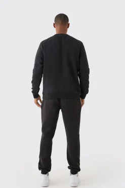 boohooMAN Basic Crew Neck Sweatshirt | UK| Hoodies & Sweatshirts