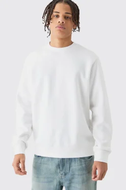 boohooMAN Basic Crew Neck Sweatshirt | UK| Hoodies & Sweatshirts