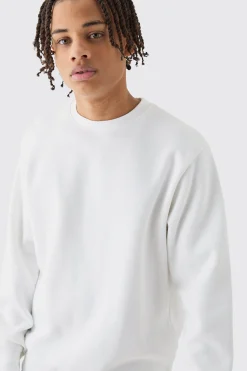 boohooMAN Basic Crew Neck Sweatshirt | UK| Hoodies & Sweatshirts