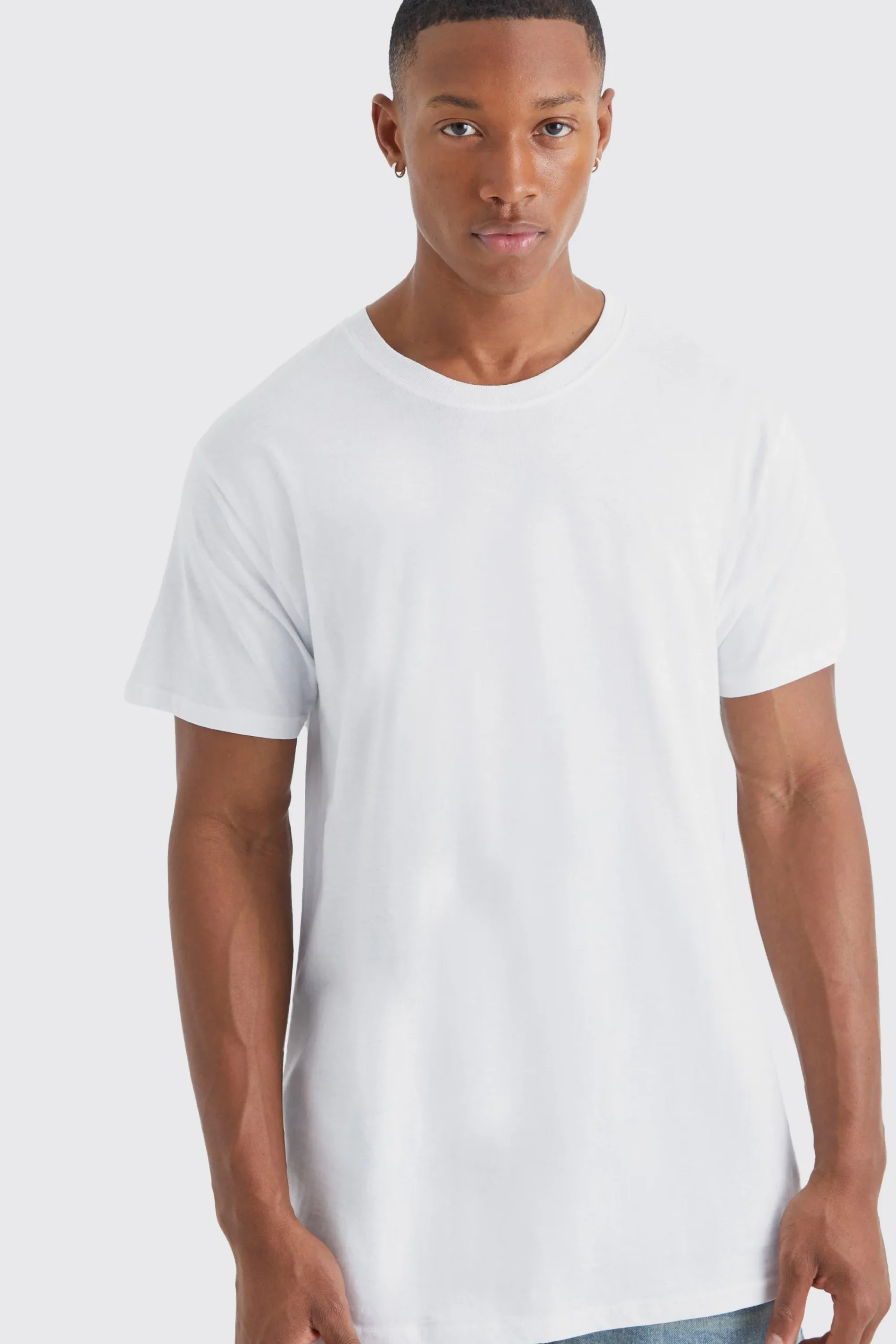 Basic Crew Neck T-shirt | UK^boohooMAN