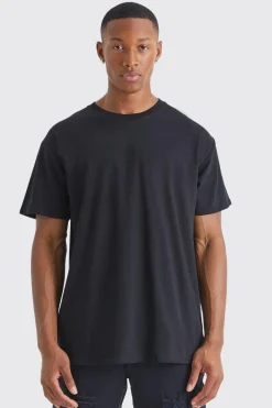 Basic Crew Neck T-shirt | UK^boohooMAN Online