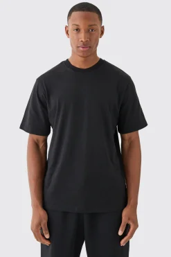 Basic Crew Neck T-shirt | UK^boohooMAN Online
