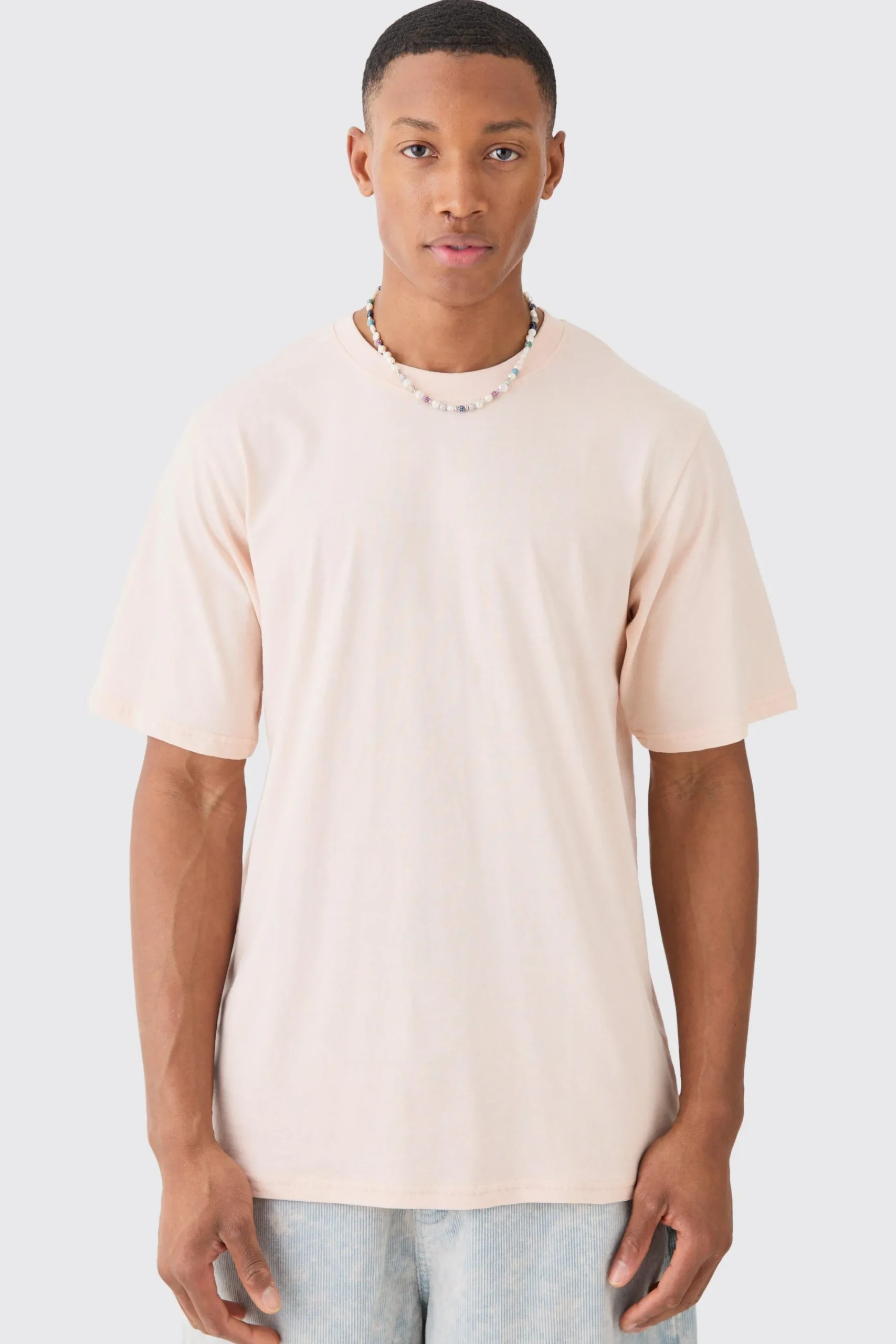 Basic Crew Neck T-shirt | UK^boohooMAN Online