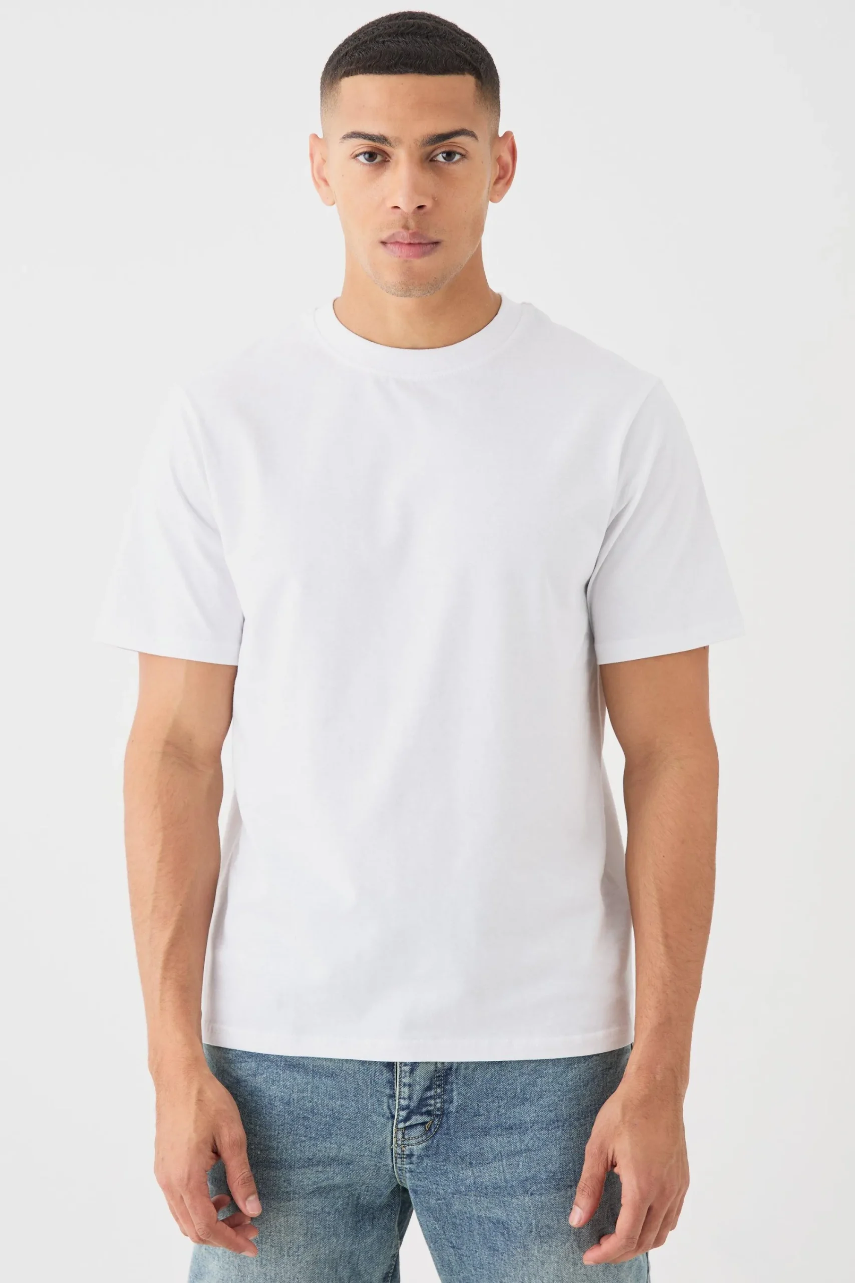 Basic Crew Neck T-shirt | UK^boohooMAN Best