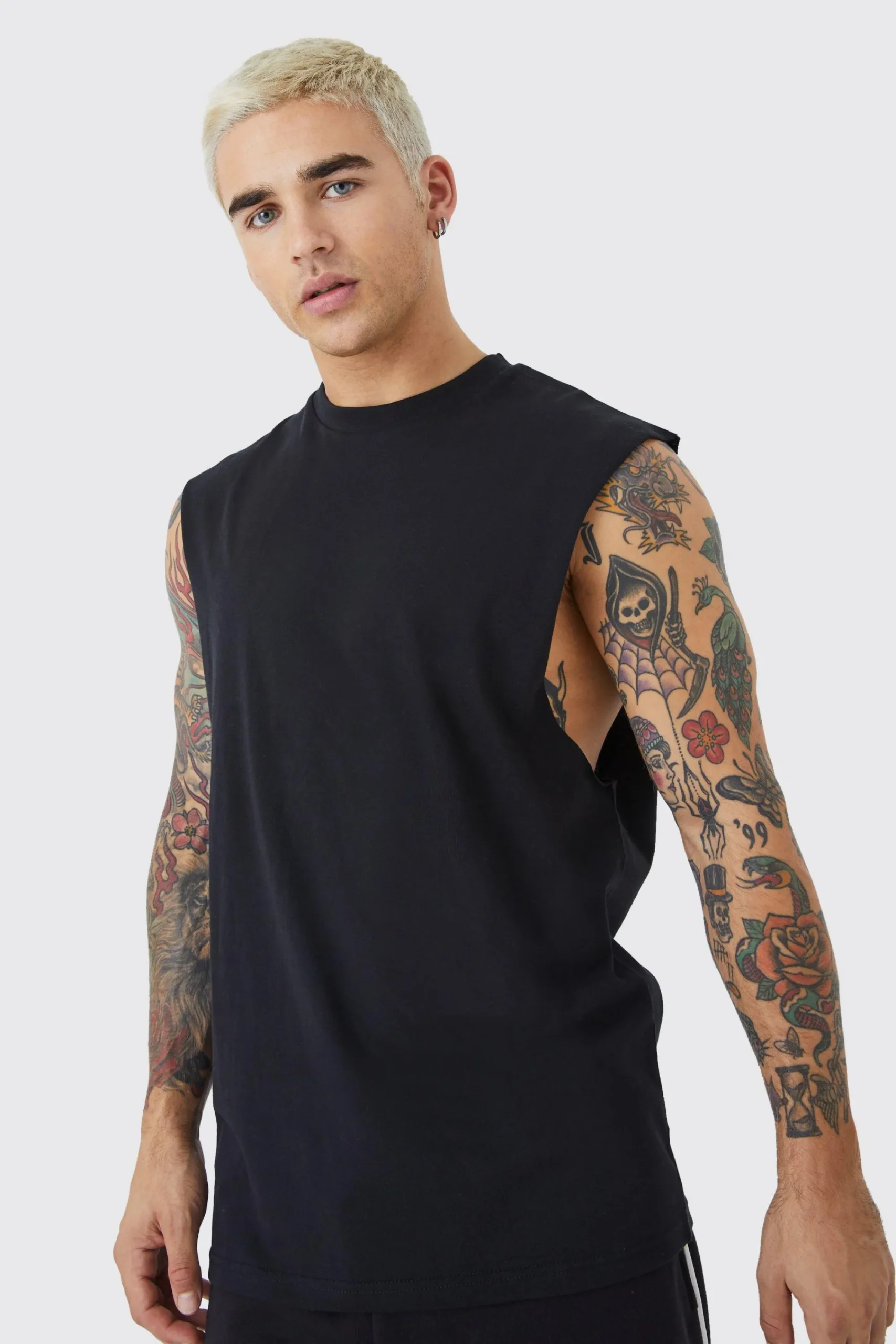 Basic Drop Armhole Tank | UK^boohooMAN Best