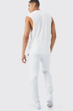 Basic Drop Armhole Tank | UK^boohooMAN
