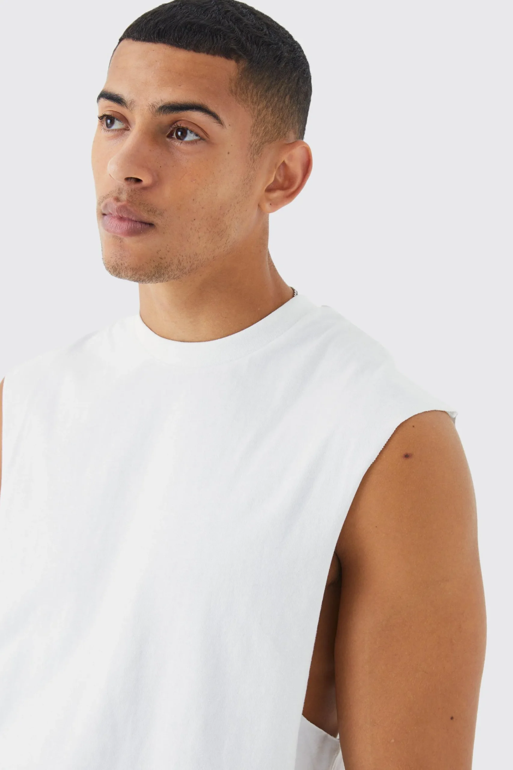 Basic Drop Armhole Tank | UK^boohooMAN