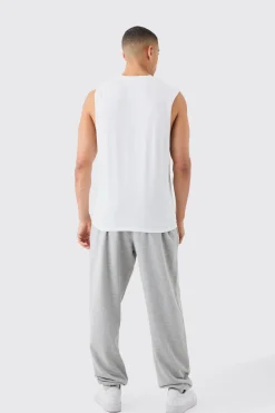 Basic Drop Armhole Tank | UK^boohooMAN Outlet