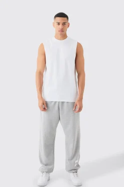 Basic Drop Armhole Tank | UK^boohooMAN Outlet