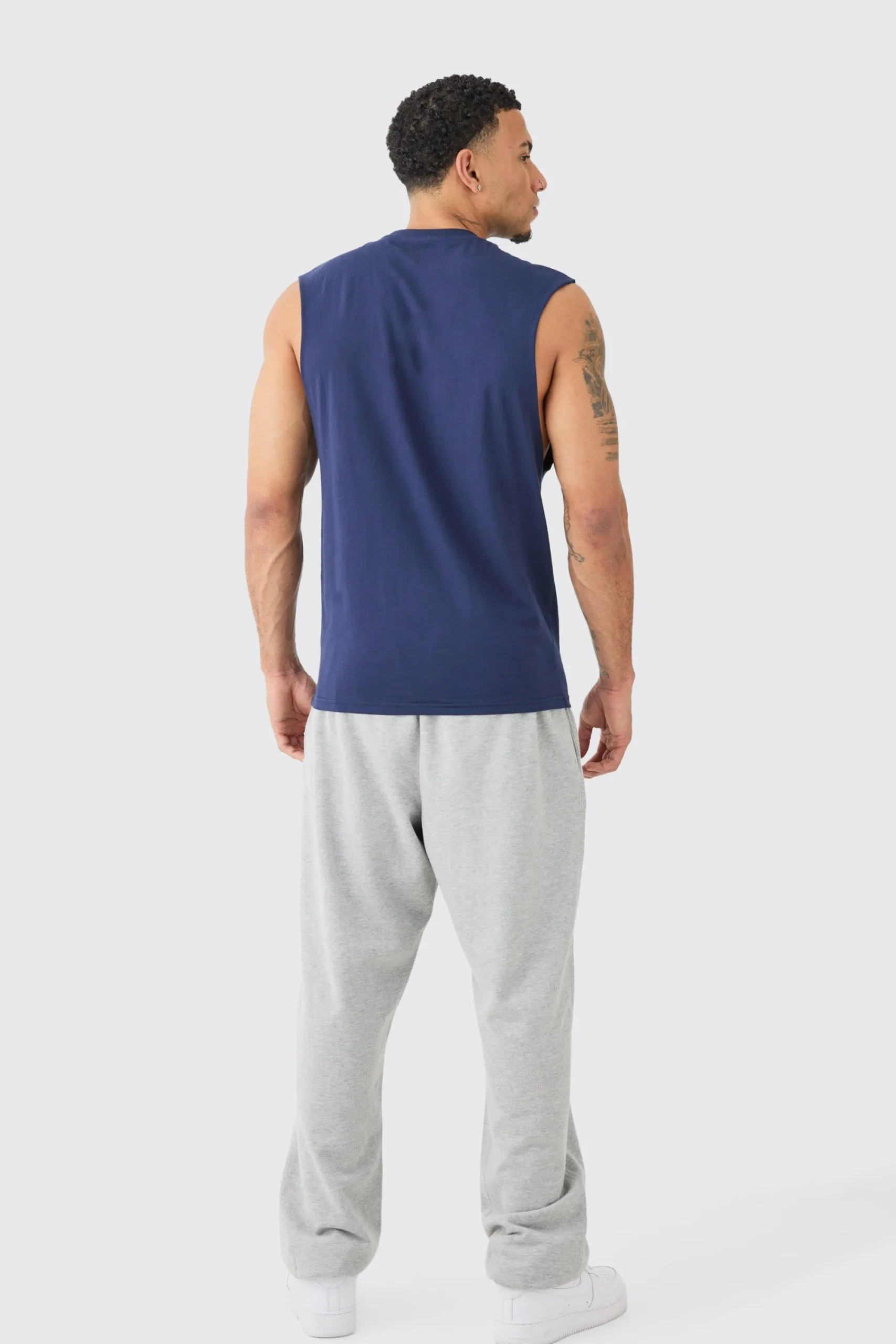 Basic Drop Armhole Tank | UK^boohooMAN Clearance