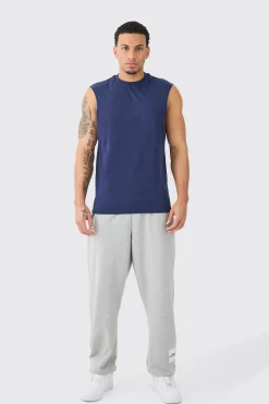 Basic Drop Armhole Tank | UK^boohooMAN Clearance