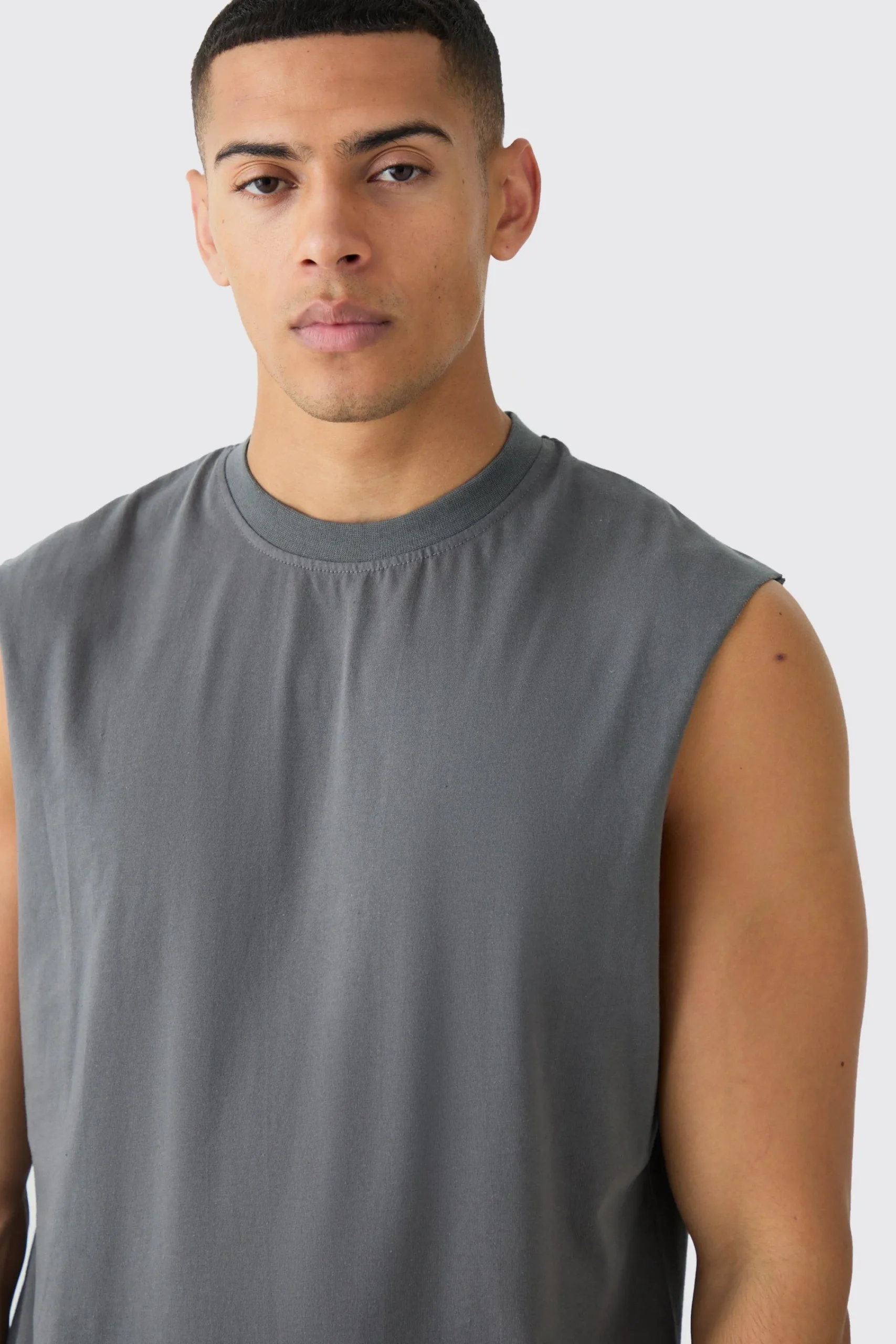 Basic Drop Armhole Tank | UK^boohooMAN Sale