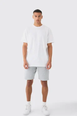 Basic Longline Crew Neck T-shirt | UK^boohooMAN Sale