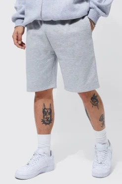 boohooMAN Basic Loose Fit Mid Length Jersey Short | UK| Shorts