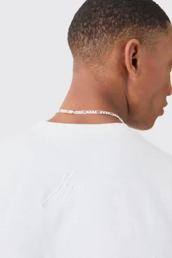 Basic Man Signature Tank | UK^boohooMAN New