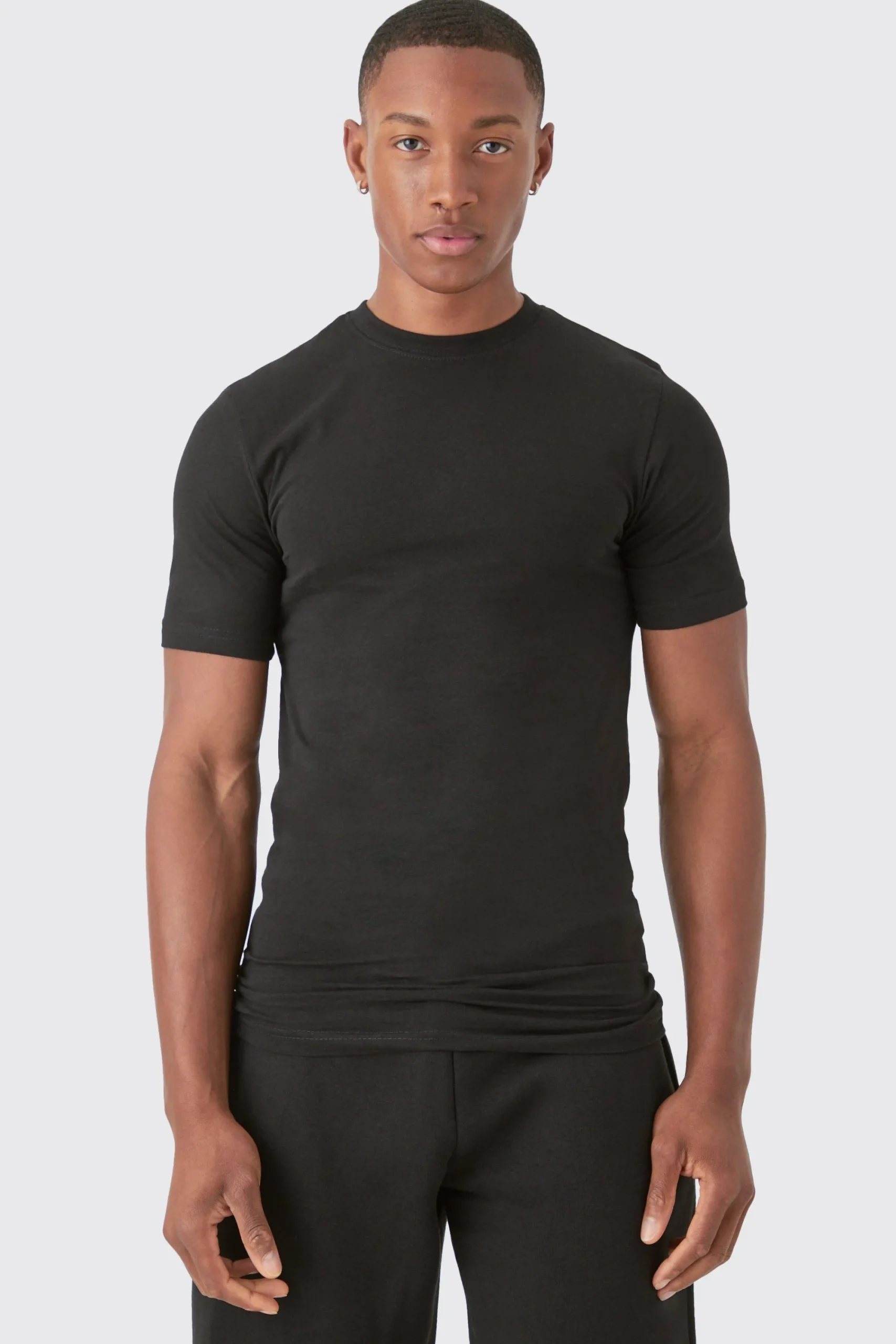 Basic Muscle Fit T-shirt | UK^boohooMAN Sale