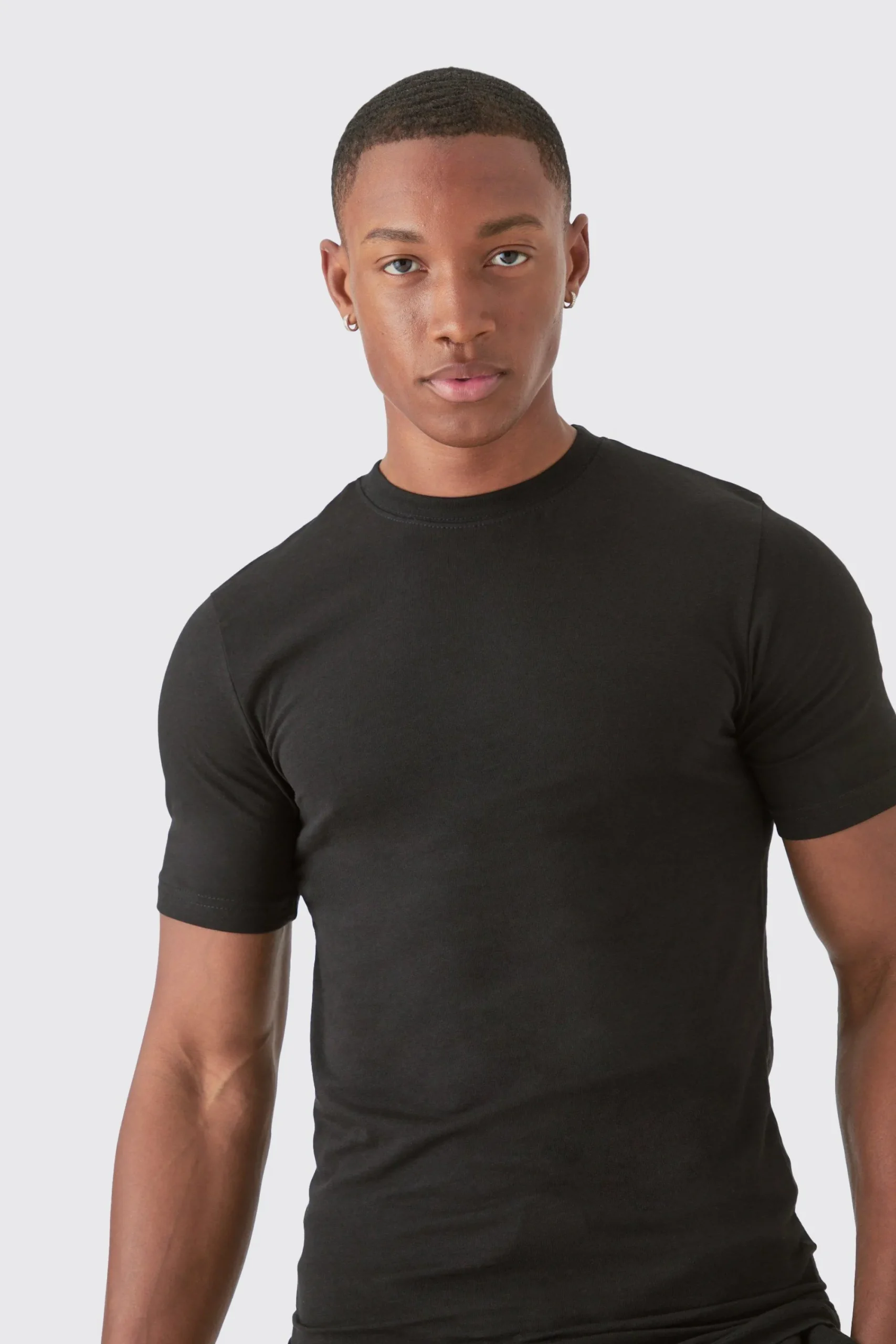 Basic Muscle Fit T-shirt | UK^boohooMAN Sale