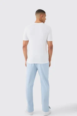 Basic Muscle Fit T-shirt | UK^boohooMAN Outlet