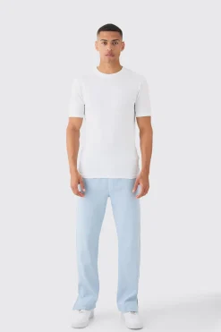 Basic Muscle Fit T-shirt | UK^boohooMAN Outlet