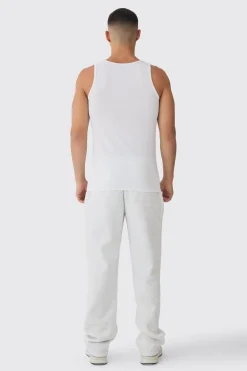 Basic Muscle Fit Vest | UK^boohooMAN Discount