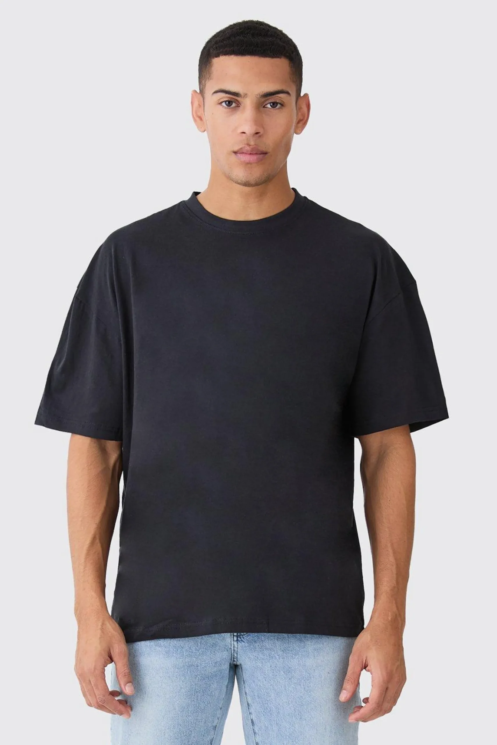 Basic Oversized Crew Neck T-shirt | UK^boohooMAN Best