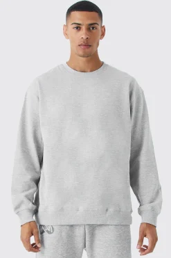 boohooMAN Basic Oversized Crew Neck Sweatshirt | UK| Hoodies & Sweatshirts