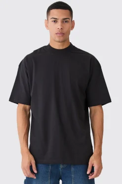 Basic Oversized Extended Neck T-shirt | UK^boohooMAN