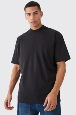 Basic Oversized Extended Neck T-shirt | UK^boohooMAN